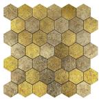 Zelfklevende Mozaïek Tegel - Afimera Honey Stone Hexagon XL, Ophalen of Verzenden, Nieuw