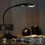 Lucide EMIL - Bureaulamp - LED Dimb. - 1x4,5W 3000K - Zwart, Verzenden, Zo goed als nieuw