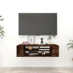 vidaXL Tv-hangmeubel 100x30x26,5 cm bewerkt hout gerookt, 100 tot 150 cm, Verzenden, Nieuw, 25 tot 50 cm