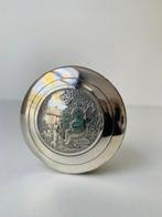 Snuifdoos - Zilver - Pillendoosje, Antiek en Kunst