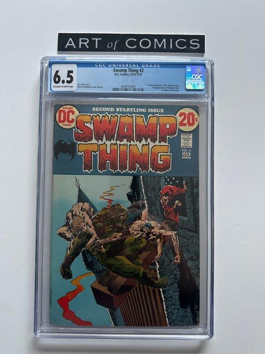 Swamp Thing #2 - CGC 6.5 - 1st full appearance Dr. Anton, Boeken, Strips | Comics