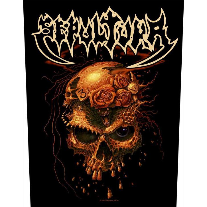 Sepultura Beneath the Remains Rugpatch officiële merchandise, Verzamelen, Muziek, Artiesten en Beroemdheden, Kleding, Nieuw, Ophalen of Verzenden
