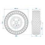 ProPlus Neuswielband - Metalen velg - Luchtband 260 x 85..., Ophalen of Verzenden, Nieuw