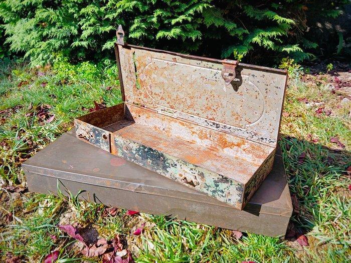 Caja de recaudación - Spaarpot - Staal, Antiek en Kunst, Curiosa en Brocante