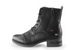 Mustang Veterboots in maat 40 Zwart | 10% extra korting, Verzenden, Zwart, Overige typen, Zo goed als nieuw