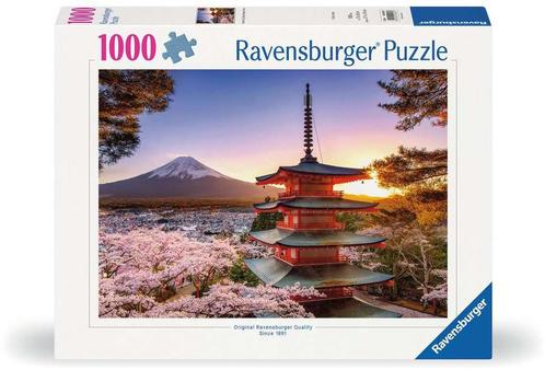 Kersenbloesem bij de Fuji Berg Puzzel (1000 stukjes) |, Hobby en Vrije tijd, Denksport en Puzzels, Nieuw, Verzenden
