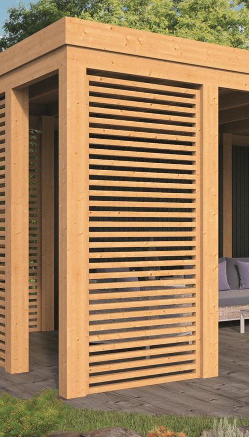 Vaste lamellenwand 99x234cm, Doe-het-zelf en Verbouw, Hout en Planken, Ophalen of Verzenden
