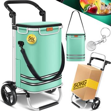 Boodschappentrolley met steekwagenfunctie - 2 in 1 - met beschikbaar voor biedingen
