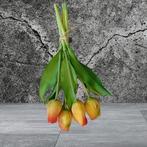 Tulpen real touch oranjegeel luxe siliconen latex bundel 5, Ophalen of Verzenden, Nieuw