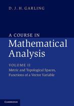 9781107675322 Course In Mathematical Analysis | Tweedehands, Boeken, Schoolboeken, D. J. H. Garling, Zo goed als nieuw, Verzenden