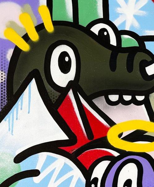 SKEPA - Magic snake, Antiek en Kunst, Kunst | Schilderijen | Modern