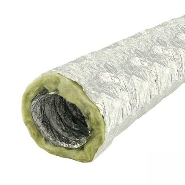 Ventilatieslang geïsoleerd Ø125 mm - 5 meter rol, Doe-het-zelf en Verbouw, Ventilatie en Afzuiging, Verzenden