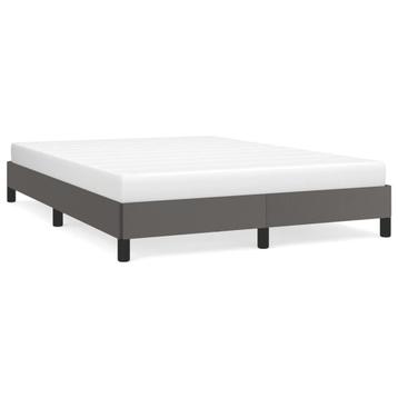 Bed 140x190 Grijs - OP=OP! Luxe Kunstleer, Hoge Korting! beschikbaar voor biedingen