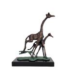 Figuur - Giraf - IJzer, Antiek en Kunst