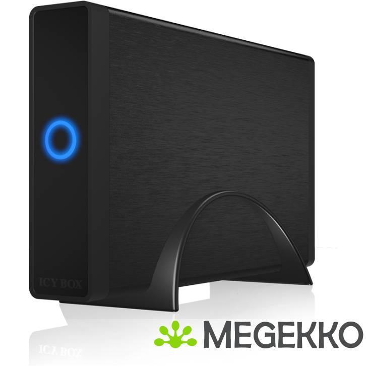 ICY BOX IB-377U3 HDD enclosure 3.5  Zwart, Computers en Software, Computerbehuizingen, Nieuw, Verzenden