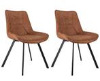 Set van 2 Ergonomische Eetkamerstoelen –Waterafstotend en Kr, Huis en Inrichting, Stoelen, Verzenden, Nieuw