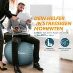 Tresko Fitness bal - Yoga bal - Pilates bal - 75cm - Grijs, Huis en Inrichting, Verzenden, Nieuw