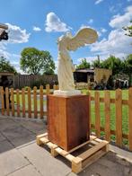 Beeld, Nikè van Samothrake + Pedestal - 148 cm - Staal, MGO