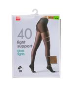 HEMA Light support gloss panty 40 denier naturel, Kleding | Dames, Verzenden, Nieuw