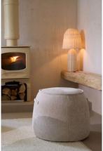 2dekans | Light & Living Poef Sibiu - Bruin - Ø50x40cm -, Huis en Inrichting, Ophalen of Verzenden, Zo goed als nieuw