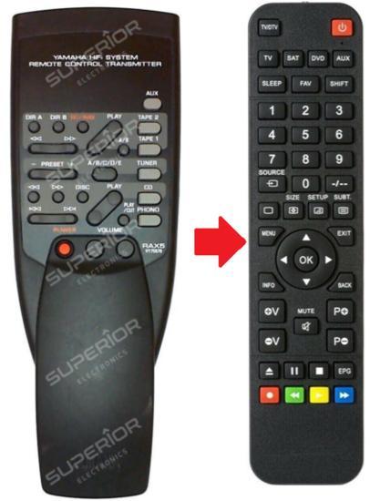 Pioneer RAX5 VY75570 afstandsbediening - Geschikt voor : ..., Audio, Tv en Foto, Afstandsbedieningen, Verzenden