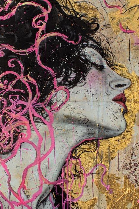 Dine Chanima (XX-XXI) - (XXL) Giant The Kiss Reborn In Art, Antiek en Kunst, Kunst | Designobjecten