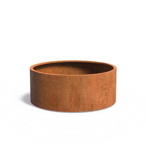 Plantenbak Cortenstaal Ø 150xH60 cm, Tuin en Terras, Bloembakken en Plantenbakken, Nieuw, Verzenden