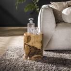 Bijzettafel Rond Boomstam Nature, Verzenden, Nieuw