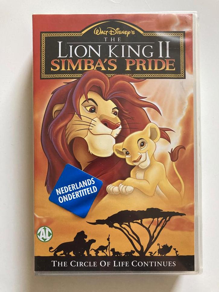 DE LEEUWENKONING 2 SIMBAS PRIDE (VHS), Cd's en Dvd's, VHS | Film, Gebruikt, Verzenden