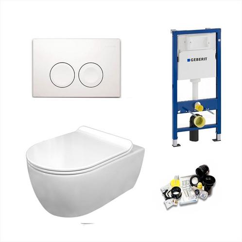 Geberit UP100 Toiletset Sani Royal Standaard Rimfree, Doe-het-zelf en Verbouw, Sanitair