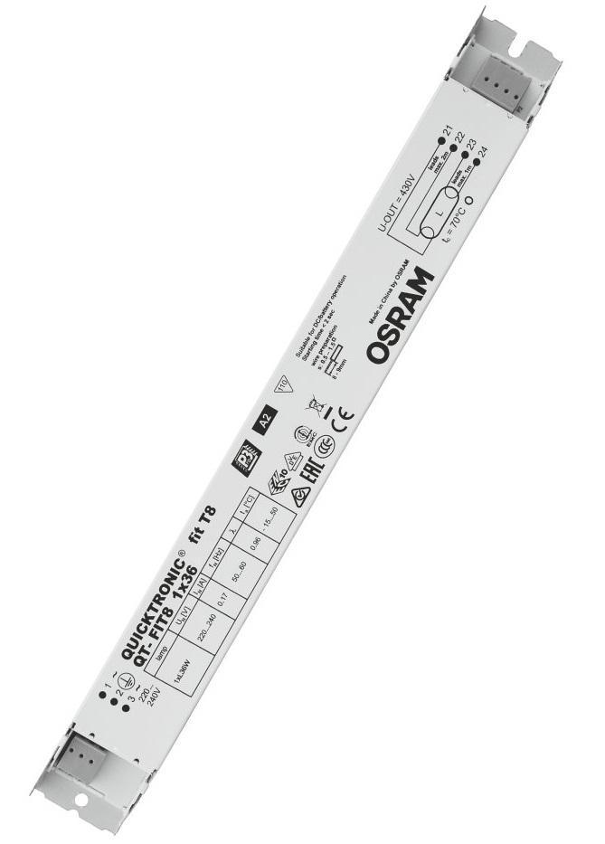OP=OP Osram QT-FIT8 1x58-70 | Voorschakelapparaat, Huis en Inrichting, Lampen | Overige, Nieuw, Ophalen of Verzenden