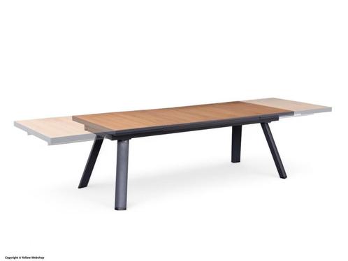 Tuintafel Fontana Hout/Teak Uitschuifbaar 220-340cm |, Tuin en Terras, Tuintafels, Ophalen of Verzenden