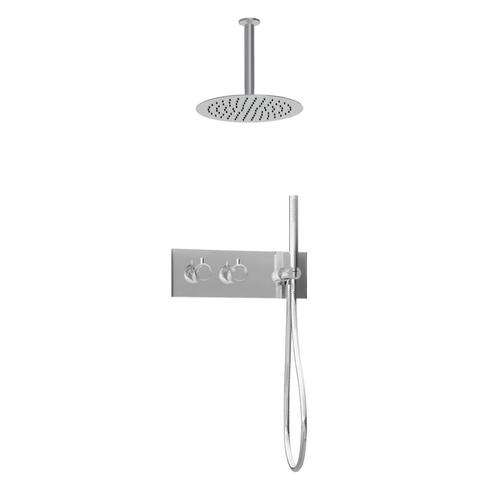 Inbouw regendouche met plafond arm 25cm douchekop chroom, Doe-het-zelf en Verbouw, Sanitair, Verzenden