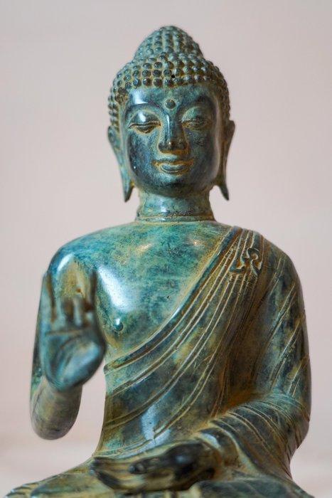 sculptuur, Bronze sculpture of Buddha Vitarka Mudra -, Antiek en Kunst, Kunst | Designobjecten