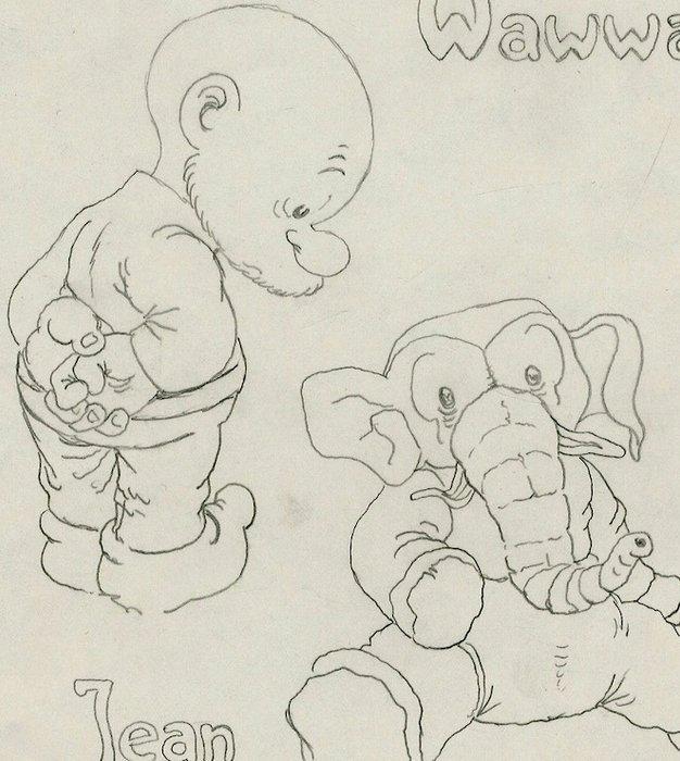 Dulieu, Jean - 1 originele covertekening - Paulus de, Boeken, Stripboeken