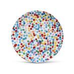 Damien Hirst - Bord - Porselein - Overal stip - 8, Antiek en Kunst