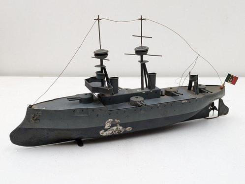 GBN Bavaria - Modelschip - Gebruder Bing Armoured Cruiser, Antiek en Kunst, Antiek | Speelgoed