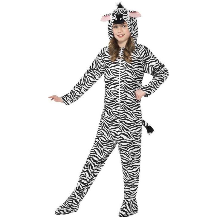 Zebra huispak voor kinderen - Dieren onesies, Kinderen en Baby's, Carnavalskleding en Verkleedspullen, Ophalen of Verzenden