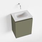 MONDIAZ OLAN 40cm toiletmeubel army. LEX wastafel talc, Doe-het-zelf en Verbouw, Sanitair, Ophalen of Verzenden, Nieuw, Bad