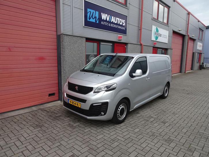 Peugeot Expert 227S 2.0 BlueHDI 180 Premium Pack 3 zits, Auto's, Bestelauto's, Dealer onderhouden, Lease, Zwart, Automaat, Overige kleuren