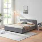 Bed Nofrenna bedframe met 4 bedlades 200x160 cm grijs [en.ca, Huis en Inrichting, Slaapkamer | Bedden, Verzenden, Nieuw
