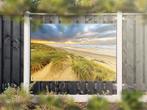 NR 1309: Tuinposter strand met wolkenlucht 120x180cm, Nieuw