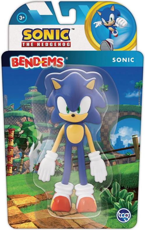 BOTI Sonic the Hedgehog Bend-Ems Figure-Sonic (Diversen), Verzamelen, Beelden en Beeldjes, Nieuw, Ophalen of Verzenden