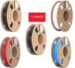 Gembird PLA Filament - Voordeelset - Zwart, Wit, Rood, Blauw, Verzenden, Nieuw