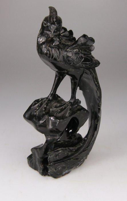 Chinese Carved Stone Bird Phoenix Statue Chine - Steen -, Antiek en Kunst, Antiek | Overige Antiek