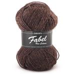 DROPS Fabel Uni Colour - 300 bruin - Wol Garen, Hobby en Vrije tijd, Breien en Haken, Ophalen of Verzenden, Nieuw