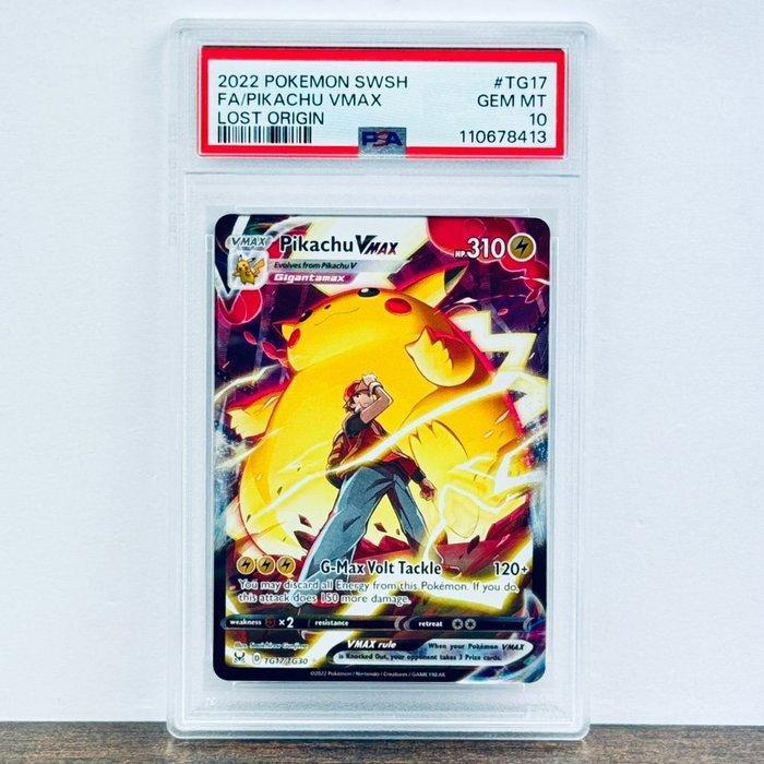 Pokémon Graded card - Pikachu Vmax TG17 - Pokémon - PSA 10, Hobby en Vrije tijd, Verzamelkaartspellen | Pokémon
