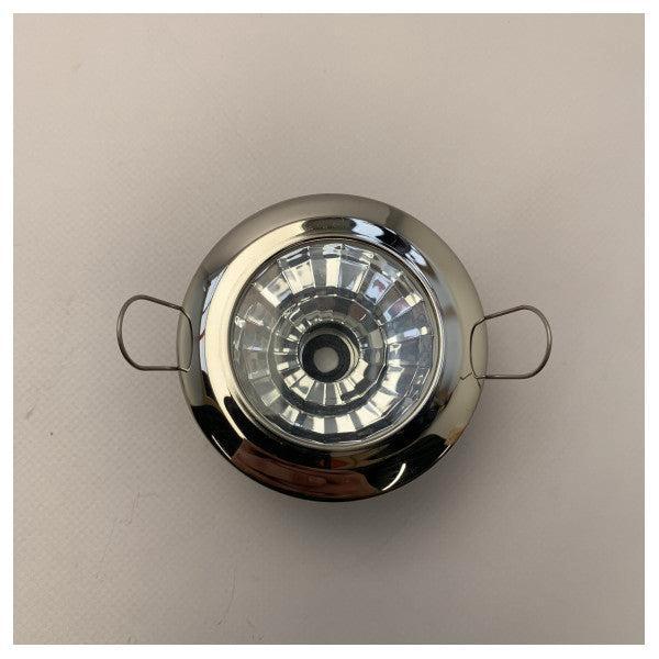 Bieden: Cantalupi Chrome Marine Spotlight 28V 20W Waterproo, Watersport en Boten, Bootonderdelen, Elektra en Verlichting, Nieuw