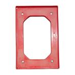 Kunststof dolly rood 610x410x170 mm, zwenkwielen, Euronorm, Zakelijke goederen, Ophalen of Verzenden, Overige typen, Emtrade NL