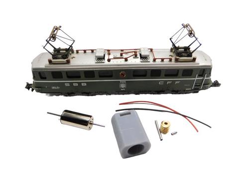 micromotor NM038G  N motor ombouwset voor Minitrix Ae 6/6, Hobby en Vrije tijd, Modeltreinen | N-Spoor, Gelijkstroom, Overige typen